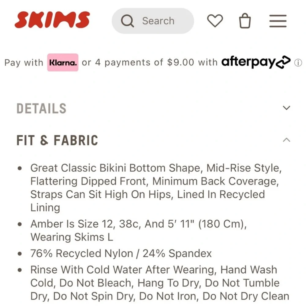 SKIMS Snake Bikini Bottom